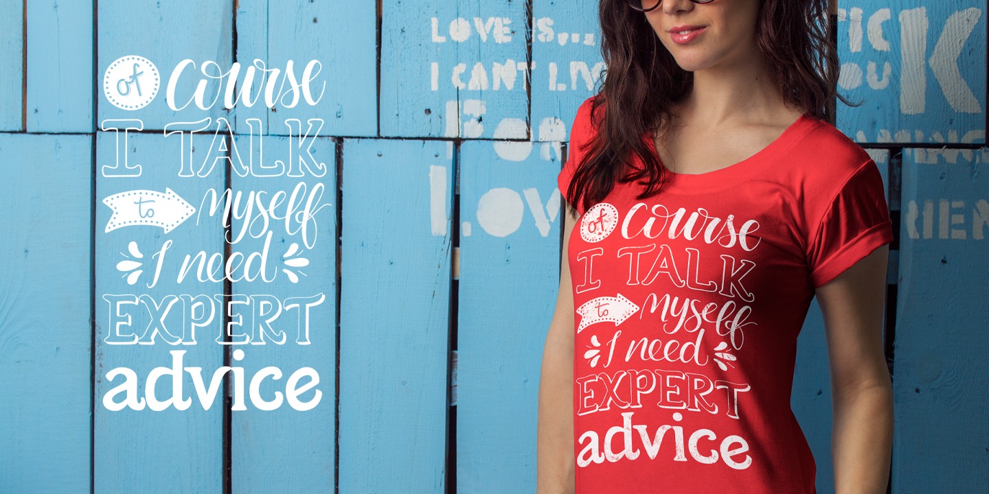 Hop Serif Hand Lettering